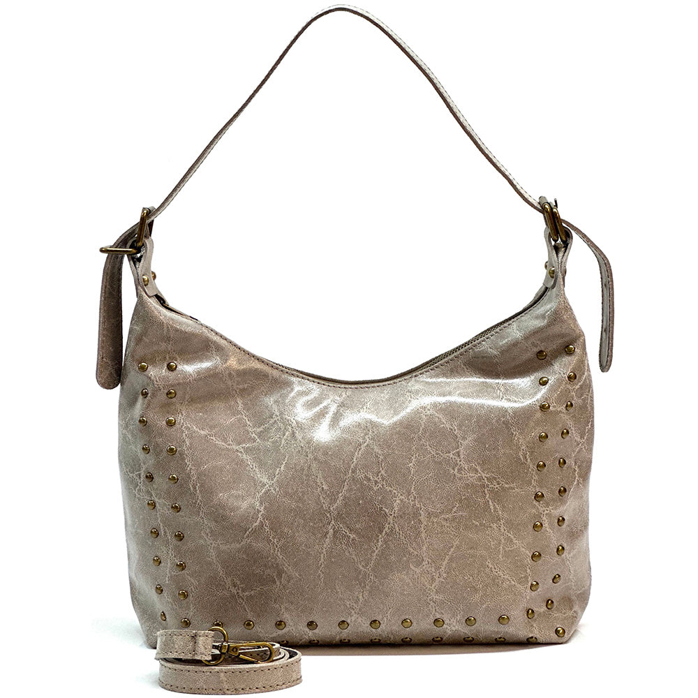 Riviera Leather Shoulder Bag - Made In Italy