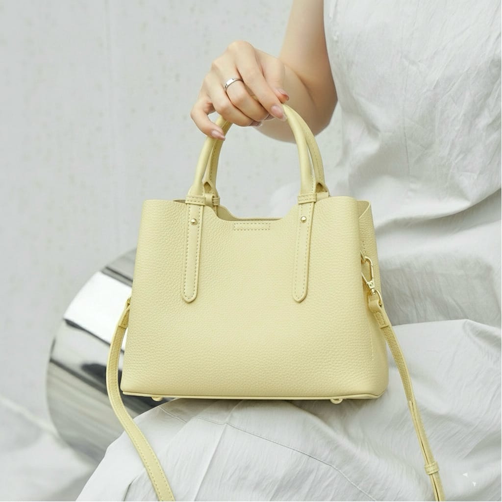 Giuseppina Leather Handbag - Made In Italy