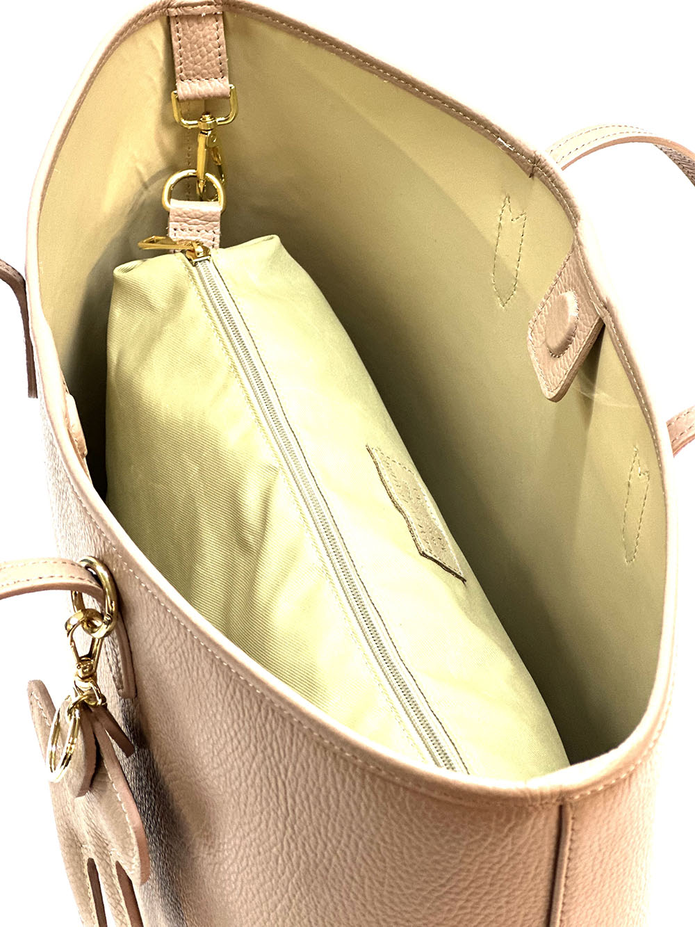Penelope Tote Italian Leather Handbag - Made In Italy
