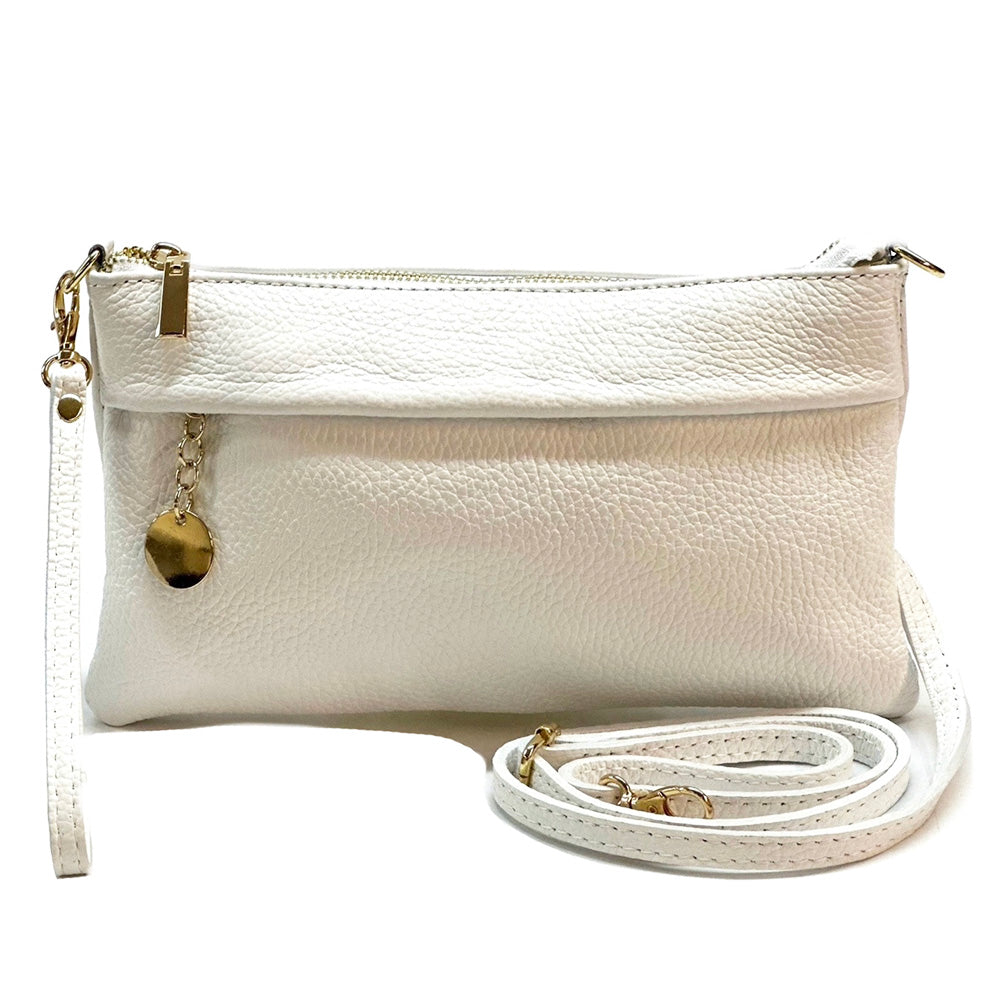 Fiorina Leather Clutch Bag - Made In Italy