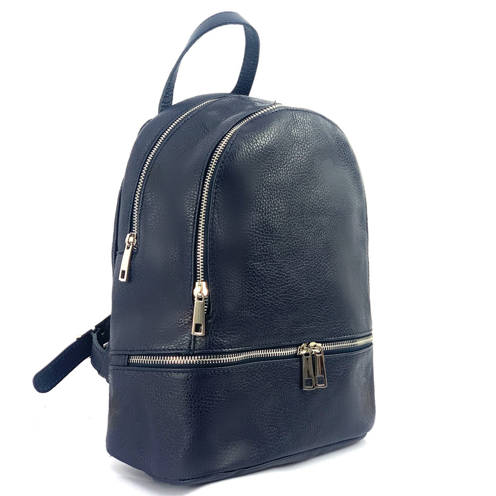 Lorella Leather Backpack - Made In Italy