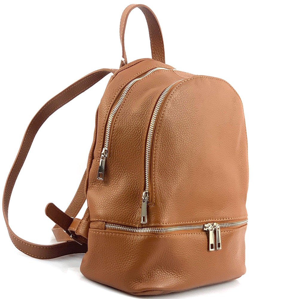 Lorella Leather Backpack - Made In Italy