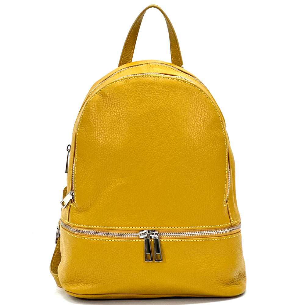 Lorella Leather Backpack - Made In Italy