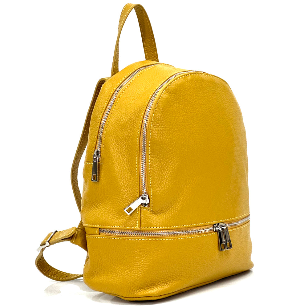 Lorella Leather Backpack - Made In Italy