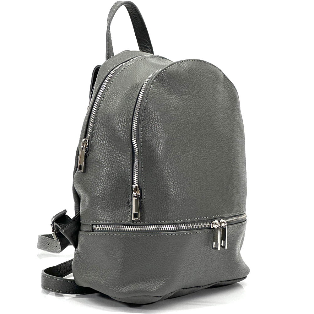 Lorella Leather Backpack - Made In Italy