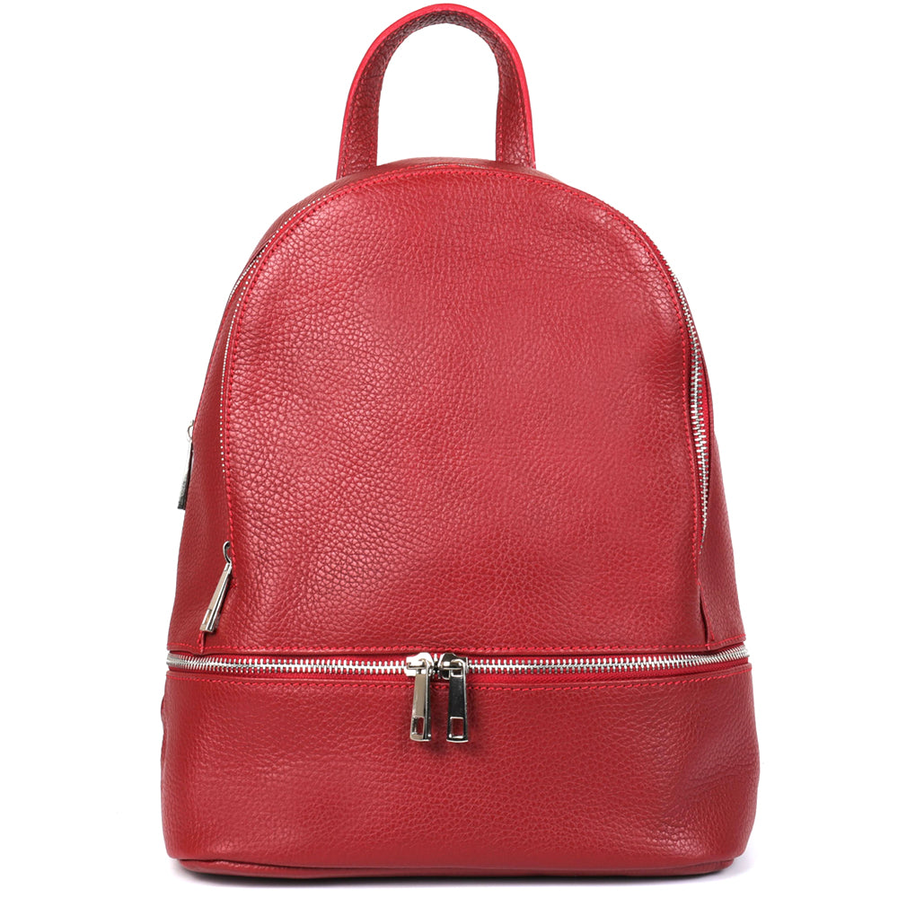 Lorella Leather Backpack - Made In Italy