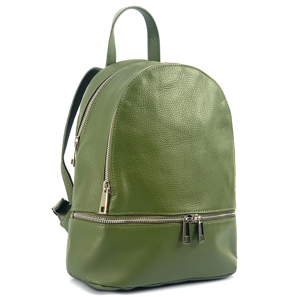 Lorella Leather Backpack - Made In Italy