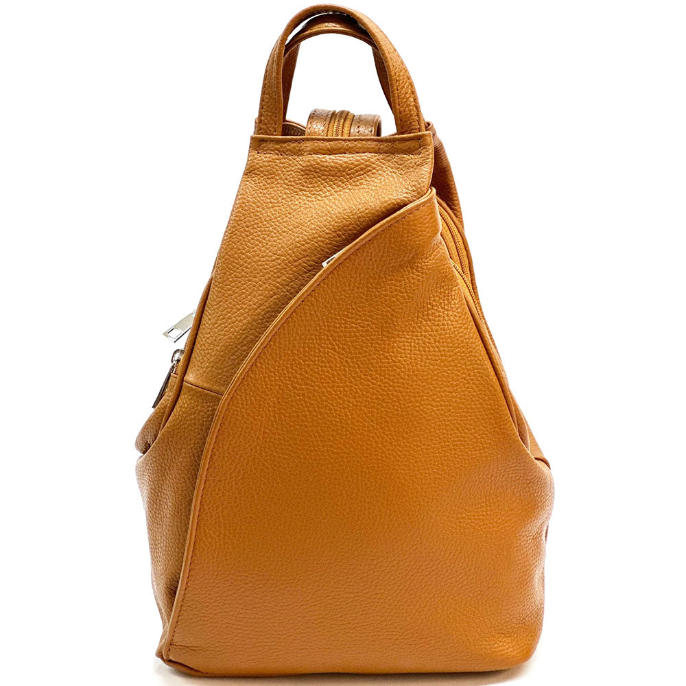 Dina Cow Leather Backpack Versatile and Stylish - Made In Italy