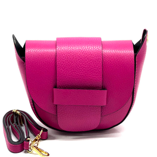 Liliana Italian Mini Leather Crossbody Bag - Made In Italy