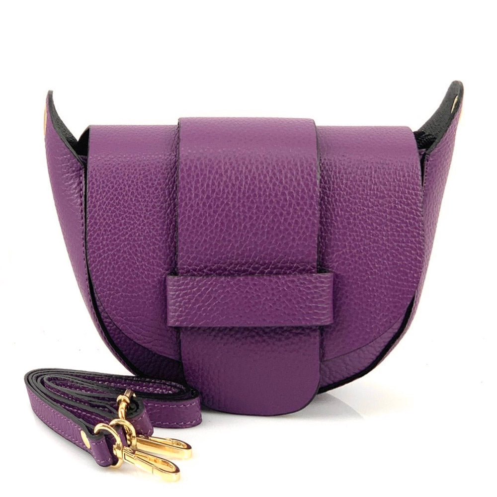 Liliana Italian Mini Leather Crossbody Bag - Made In Italy