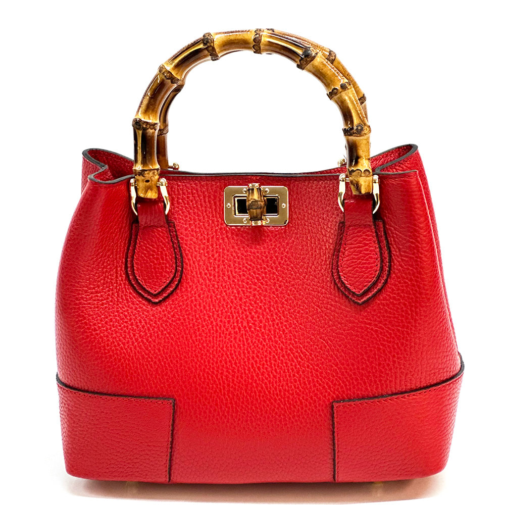 Fabrizia Small Leather Bag - Made In Italy