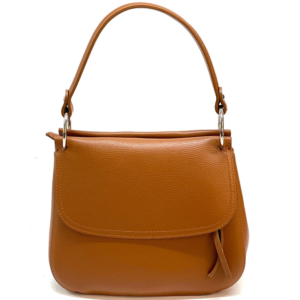Mara leather handbag - Made In Italy