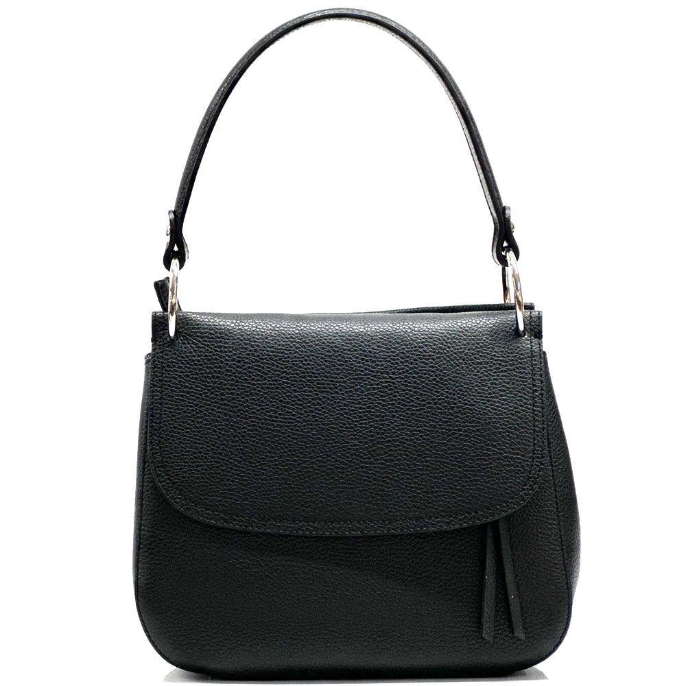 Mara leather handbag - Made In Italy