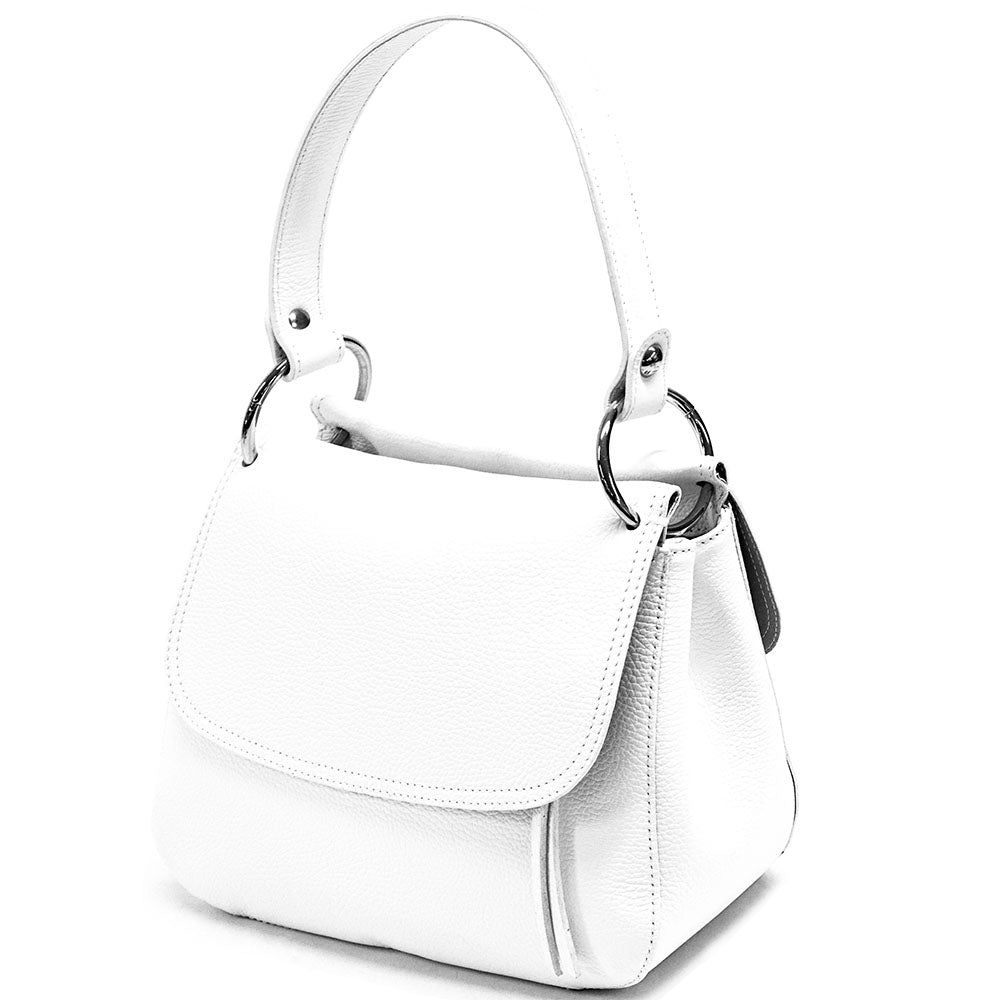 Mara leather handbag - Made In Italy