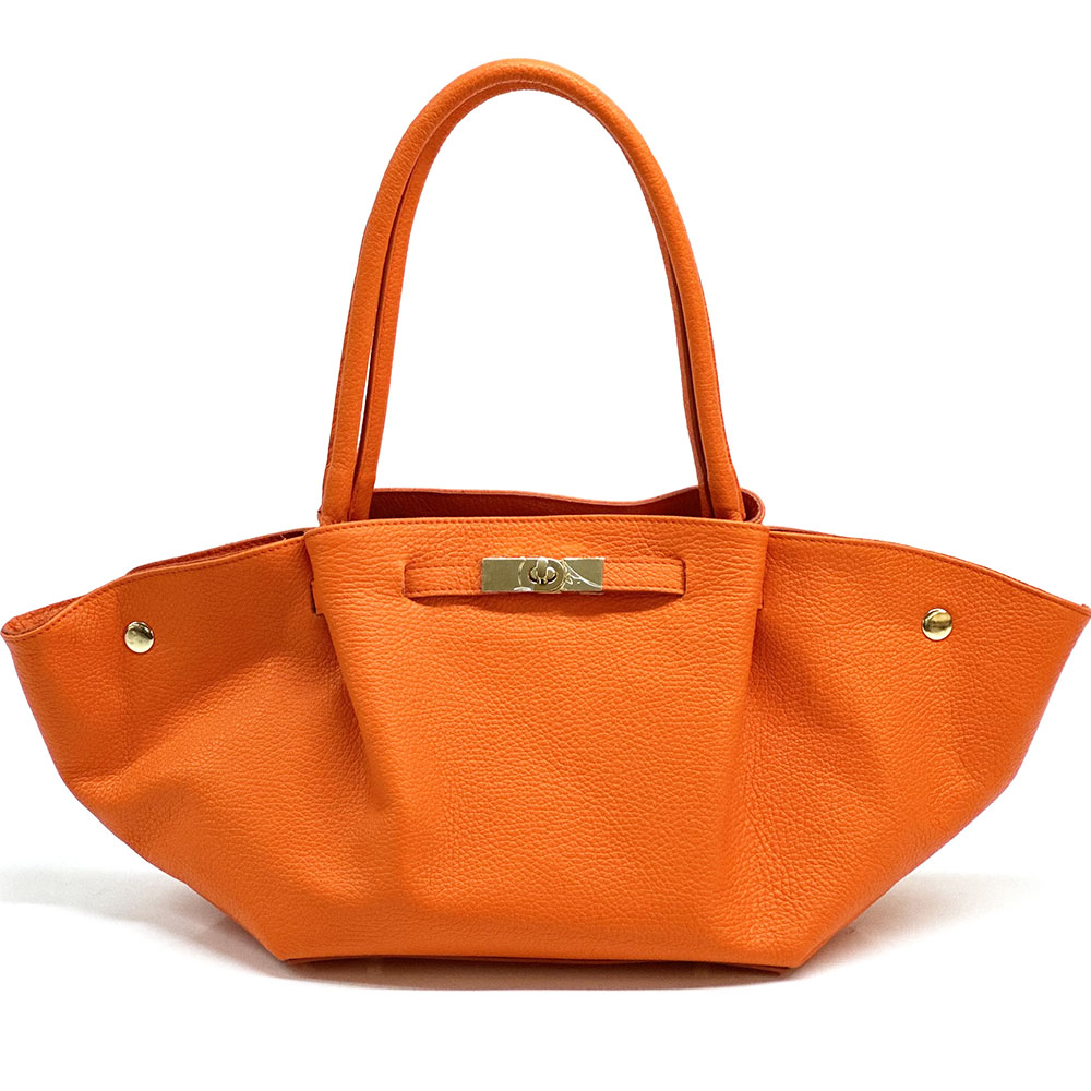 Vivara Italian Leather Tote Bag - Made In Italy