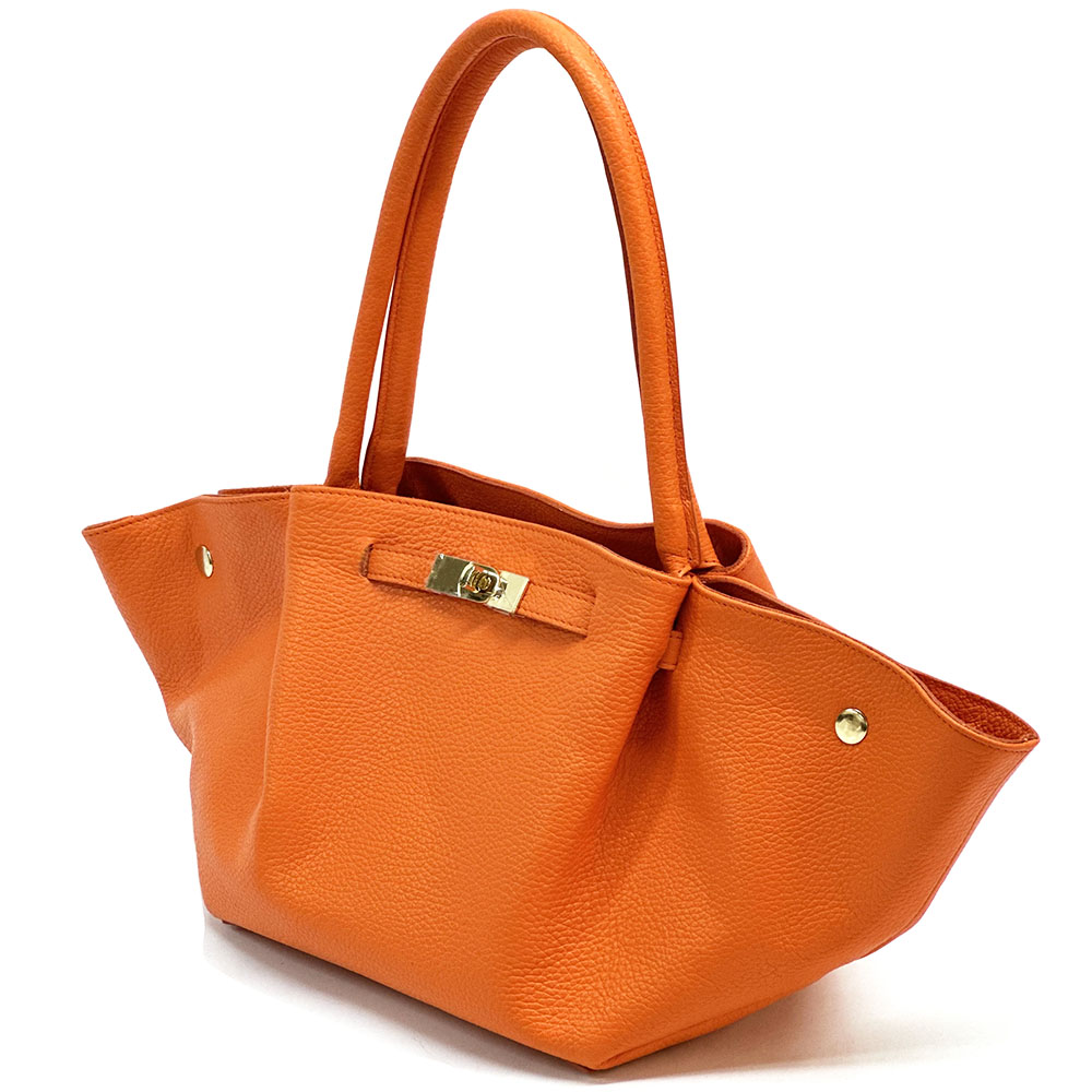 Vivara Italian Leather Tote Bag - Made In Italy