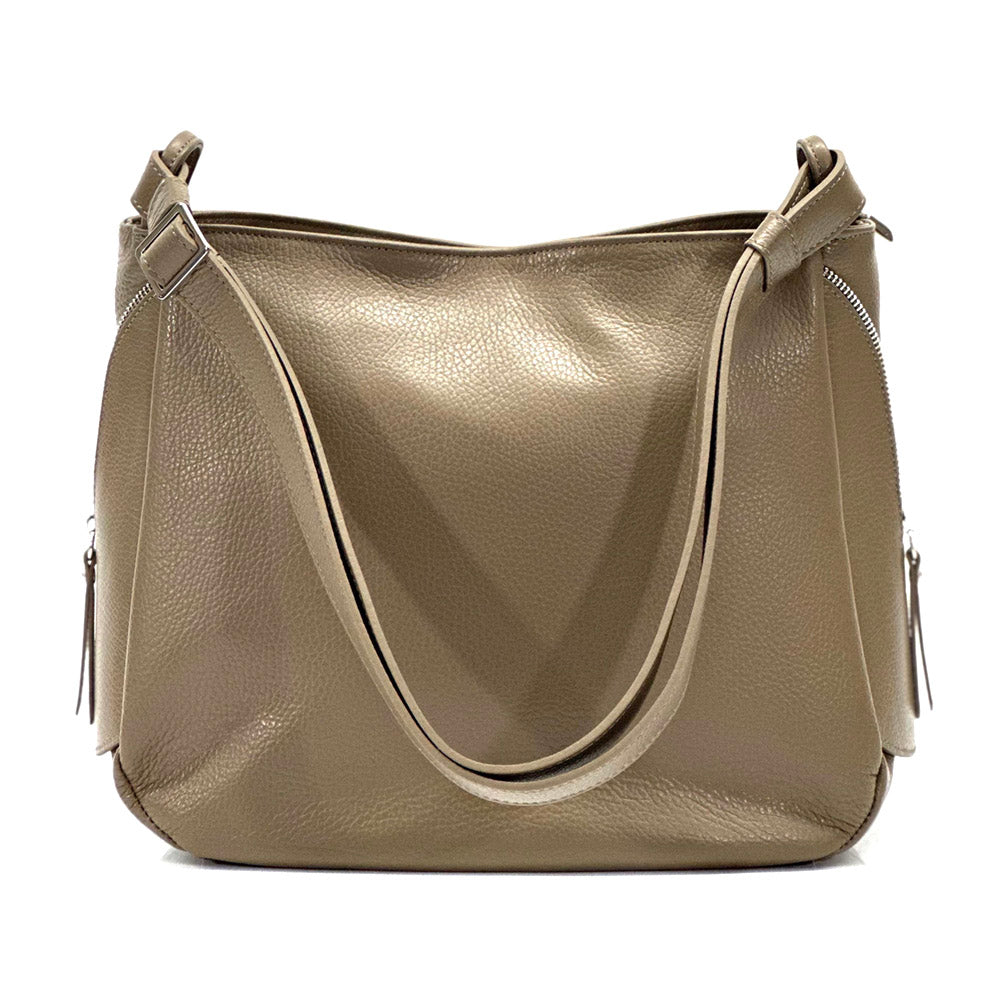 Beatrice Leather Handbag - Made In Italy