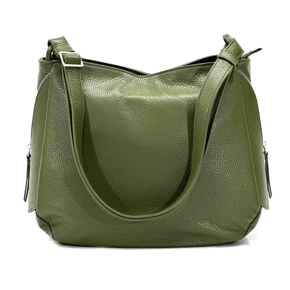Beatrice Leather Handbag - Made In Italy