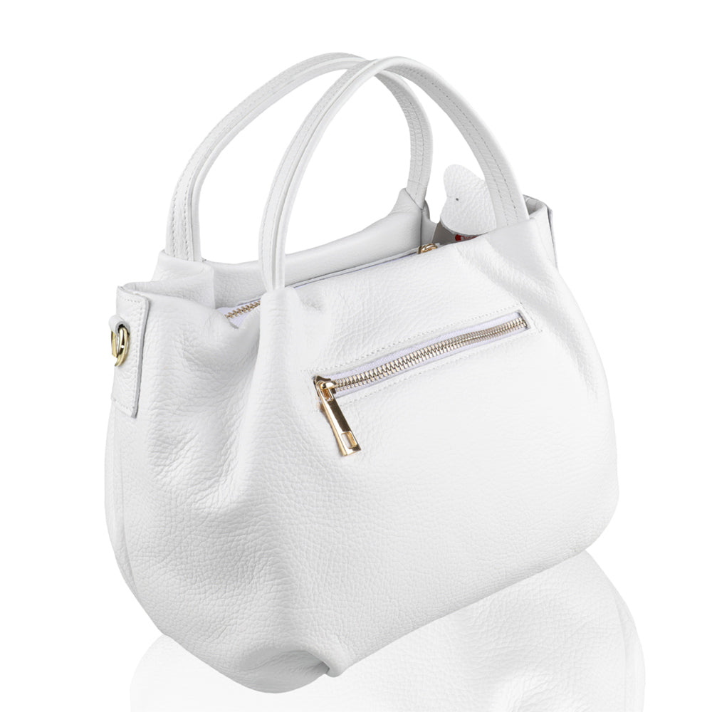 Sefora leather Handbag - Made In Italy