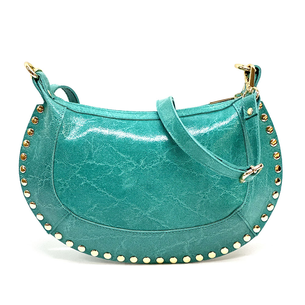Rachele Cow Leather Crossbody Bag - Made In Italy