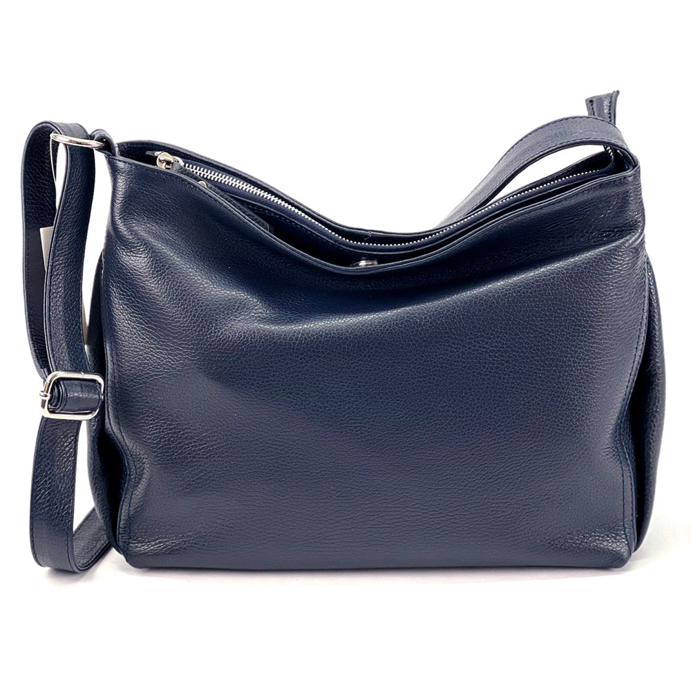Nerina Leather Hobo Bag - Made In Italy