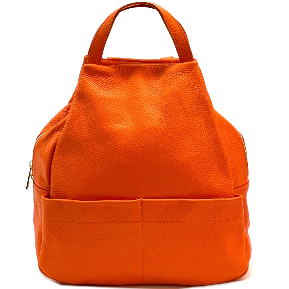 Elva Leather Backpack - Made In Italy