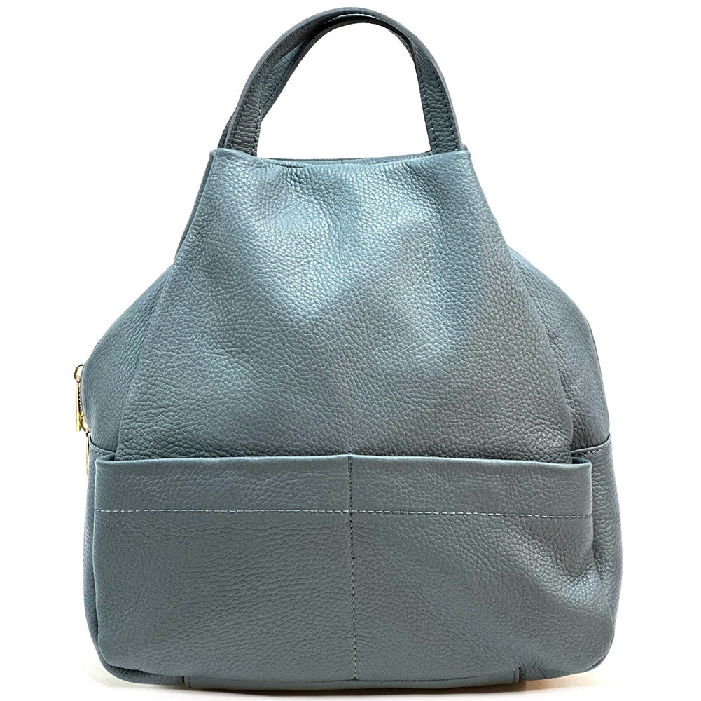 Elva Leather Backpack - Made In Italy