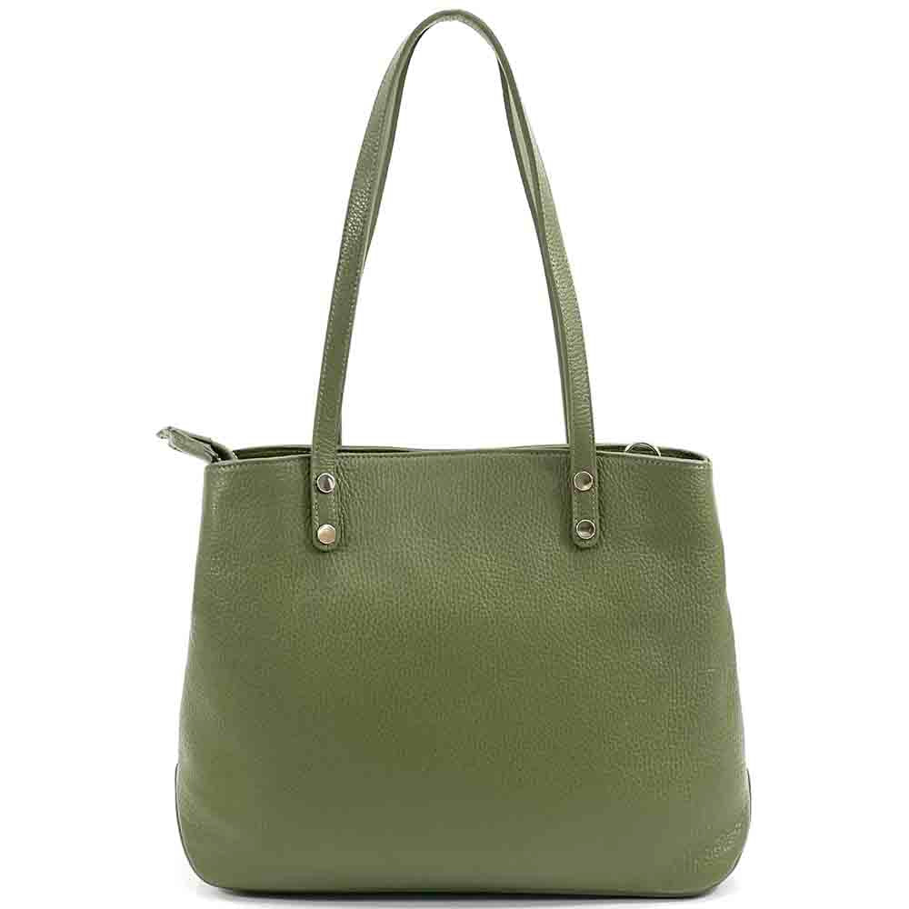 Filomena Leather Shoulder Bag - Made In Italy