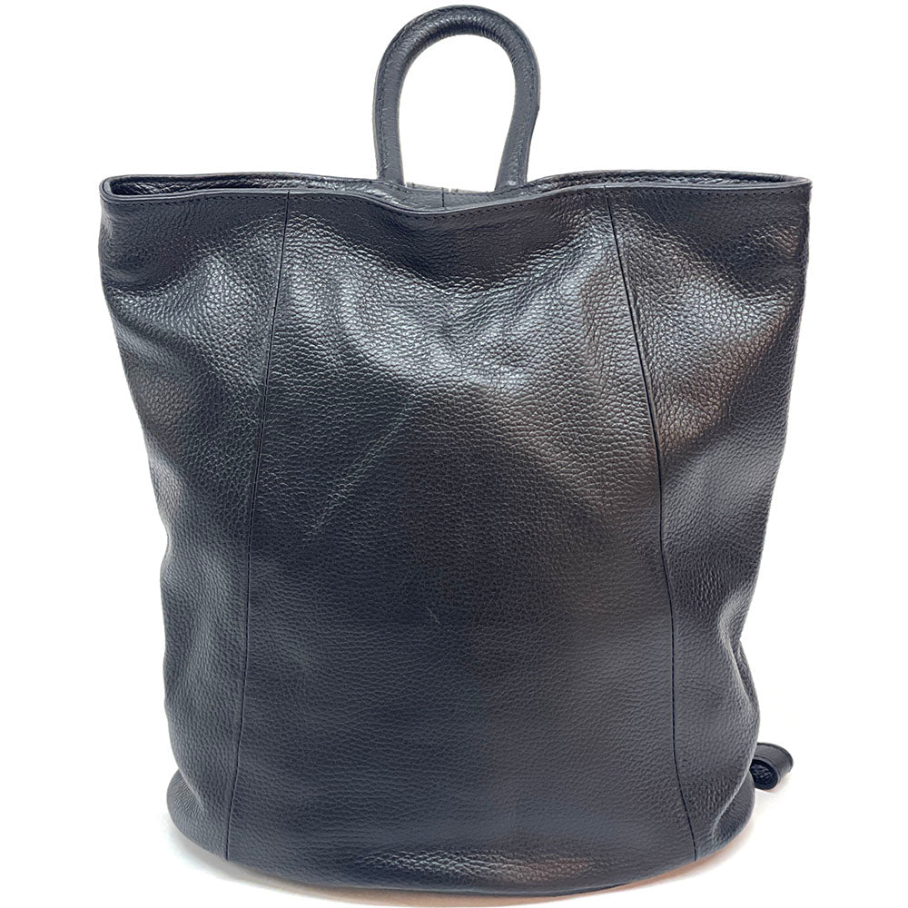Springs Italian Leather Convertible Backpack - Made In Italy