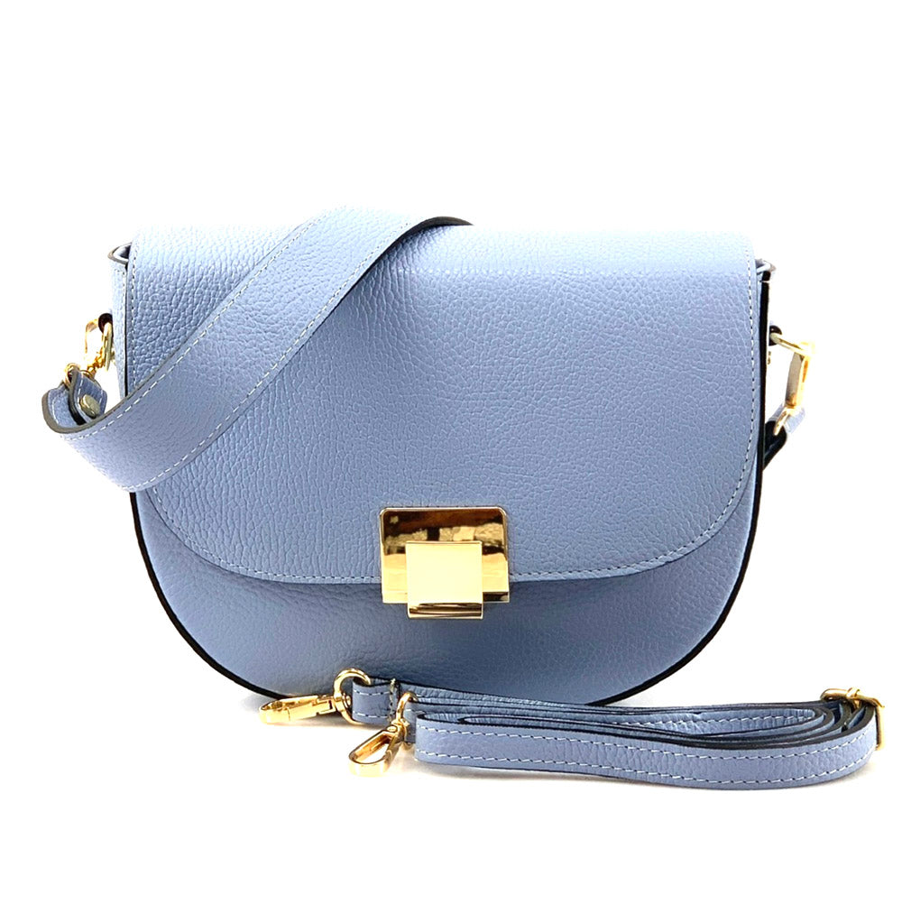 Shoulder flap bag Luna by cow leather - Made In Italy