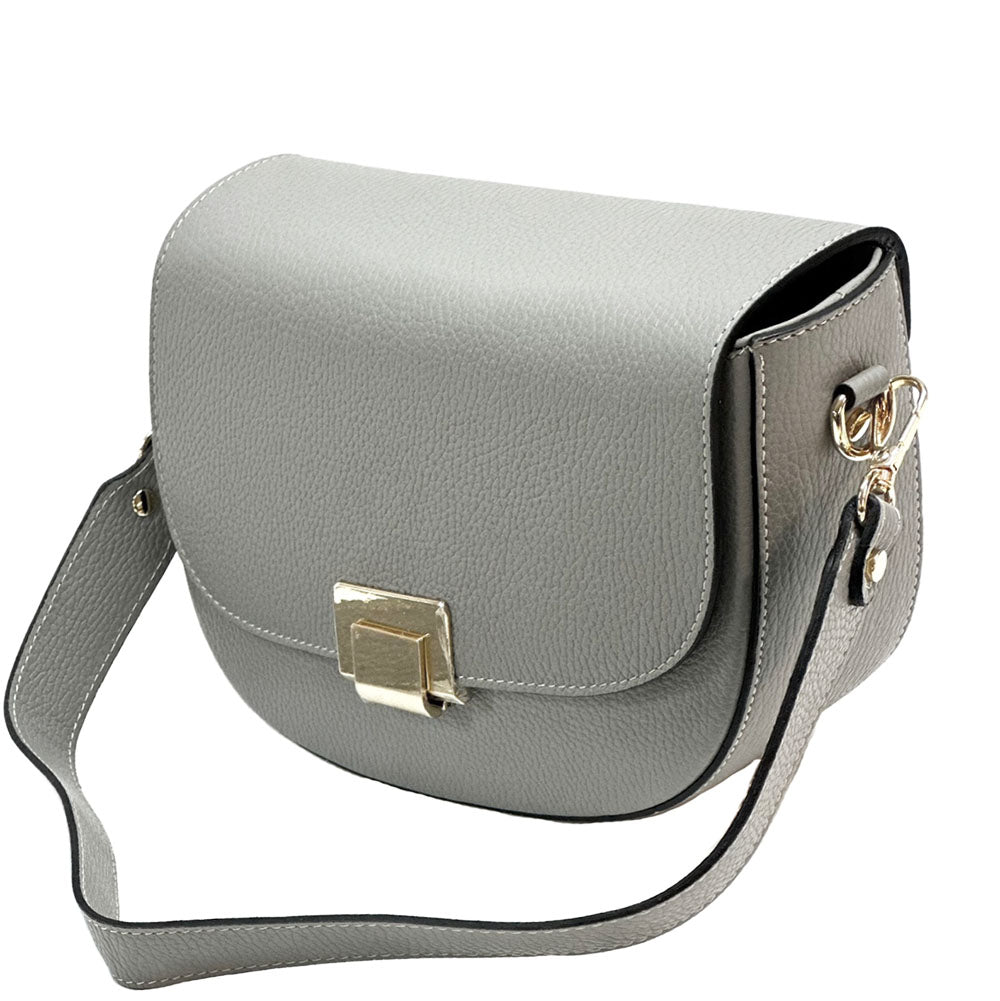 Shoulder flap bag Luna by cow leather - Made In Italy