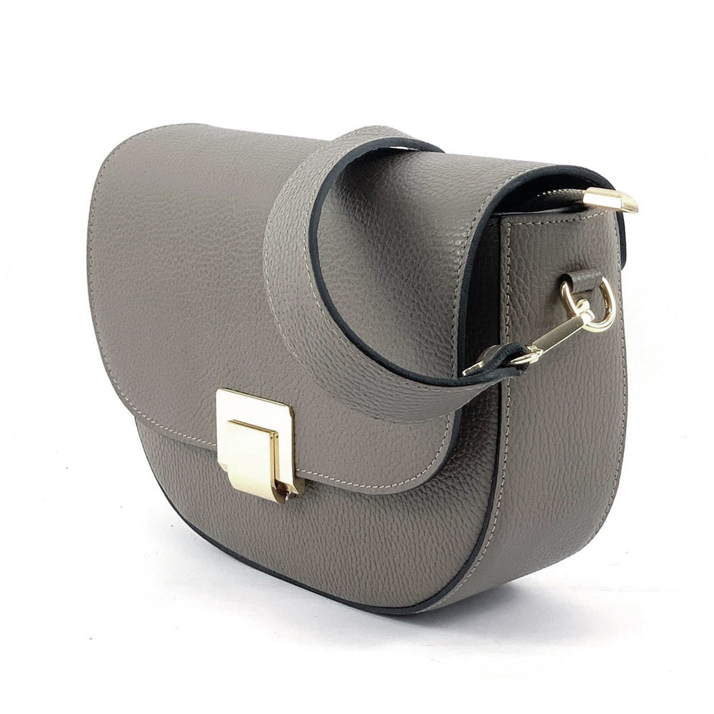 Shoulder flap bag Luna by cow leather - Made In Italy