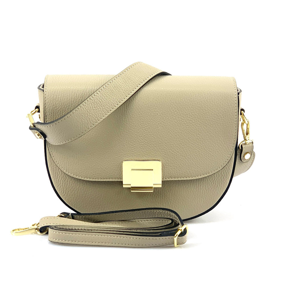 Shoulder flap bag Luna by cow leather - Made In Italy