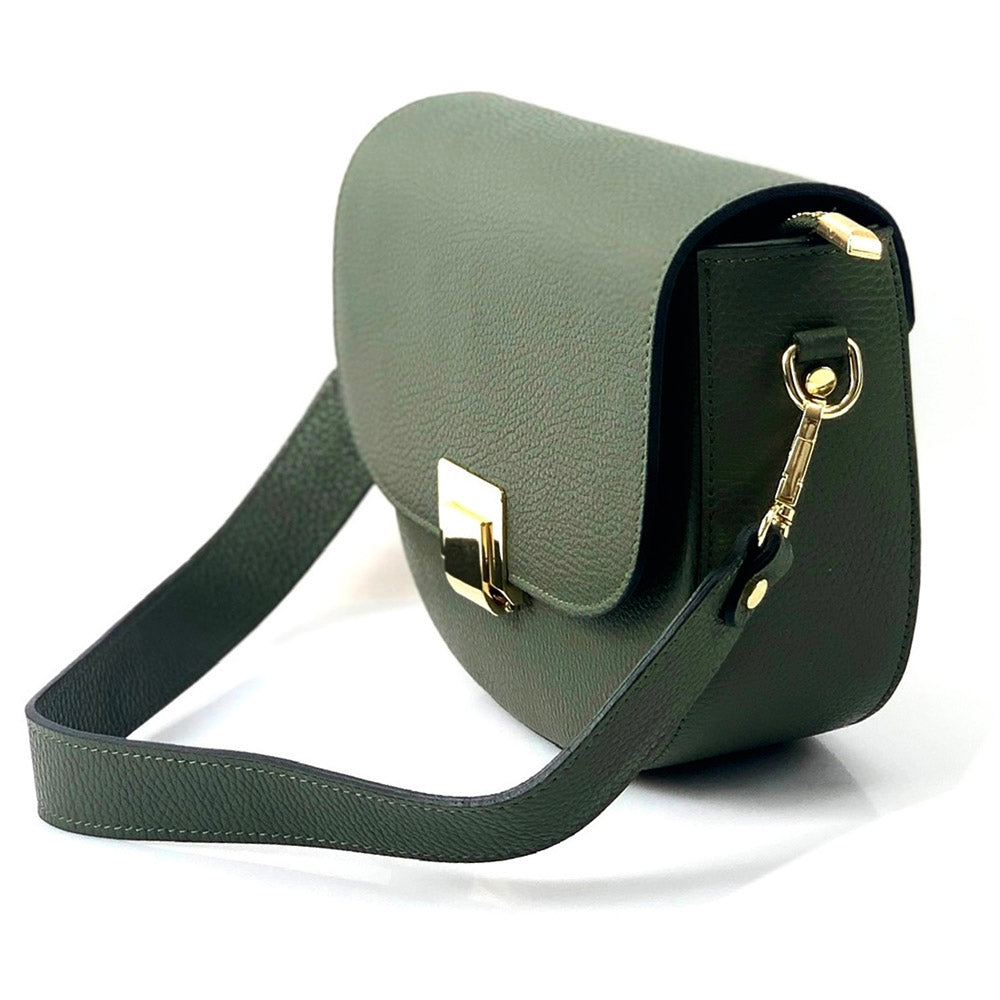 Shoulder flap bag Luna by cow leather - Made In Italy