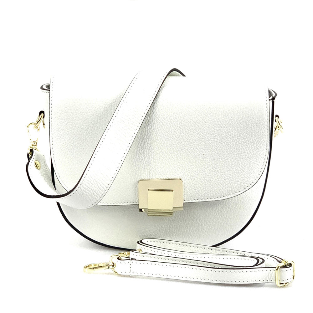 Shoulder flap bag Luna by cow leather - Made In Italy