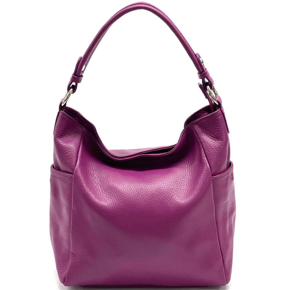 Betta Leather Shoulder Bag - Made In Italy