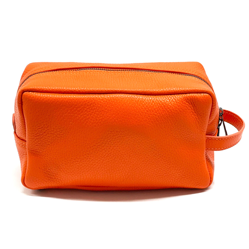 Lorenzo Pochette in Vacchetta leather - Made In Italy