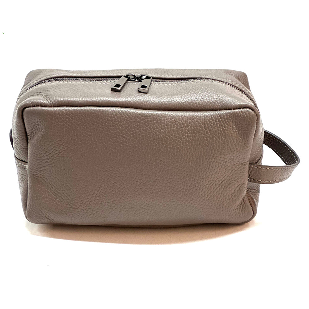 Lorenzo Pochette in Vacchetta leather - Made In Italy