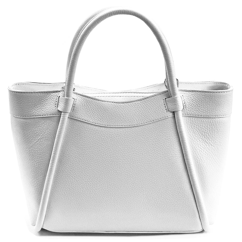 Carina Leather Tote Bag - Made In Italy