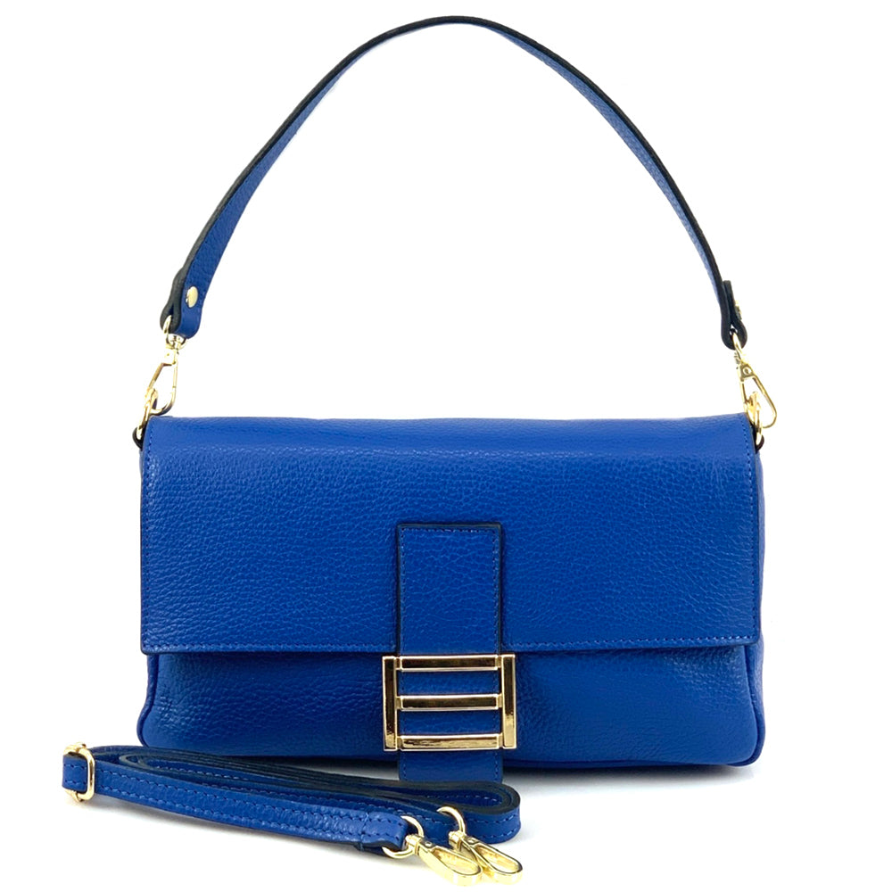 Elisabetta Shoulder Calf-Skin Leather Bag - Made In Italy