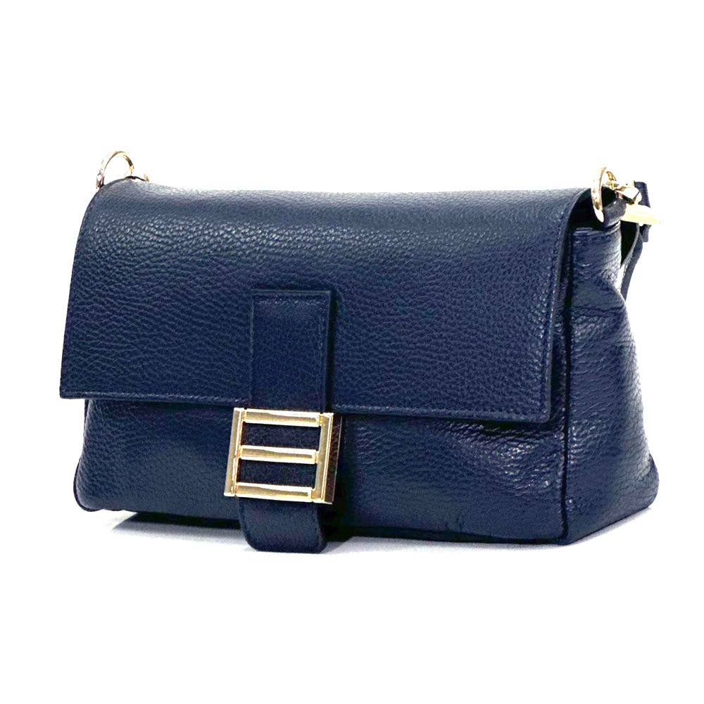 Elisabetta Shoulder Calf-Skin Leather Bag - Made In Italy