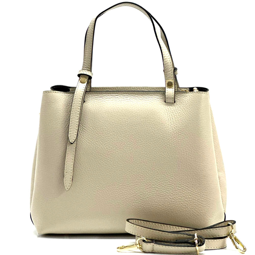 Nicoletta Italian Cow Leather Handbag - Made In Italy