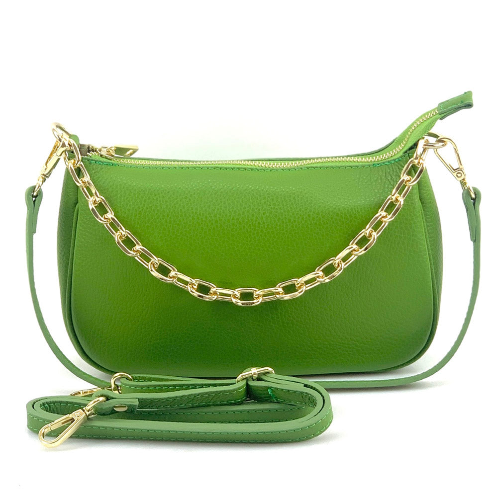 Gillian leather cross bag - Made In Italy