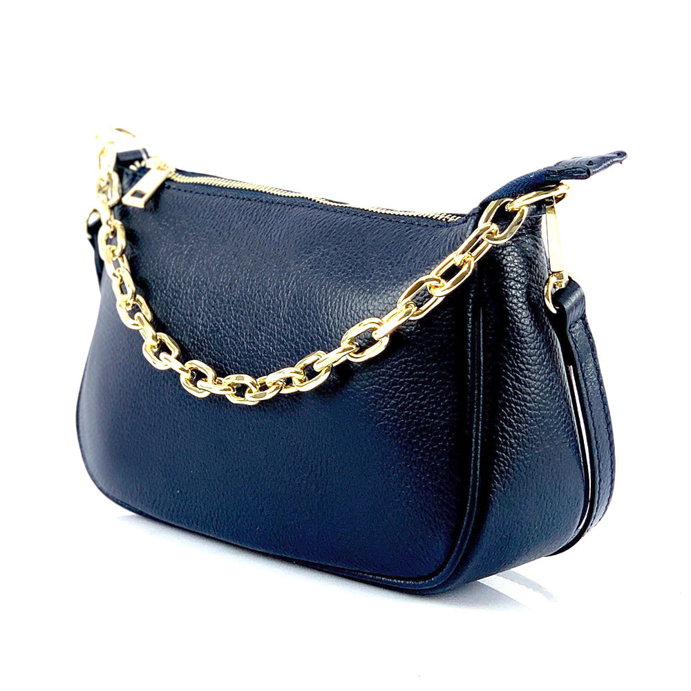 Gillian leather cross bag - Made In Italy