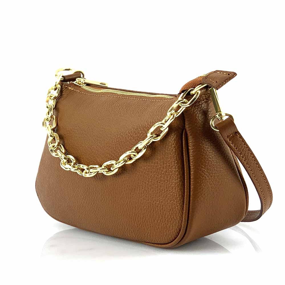 Gillian leather cross bag - Made In Italy