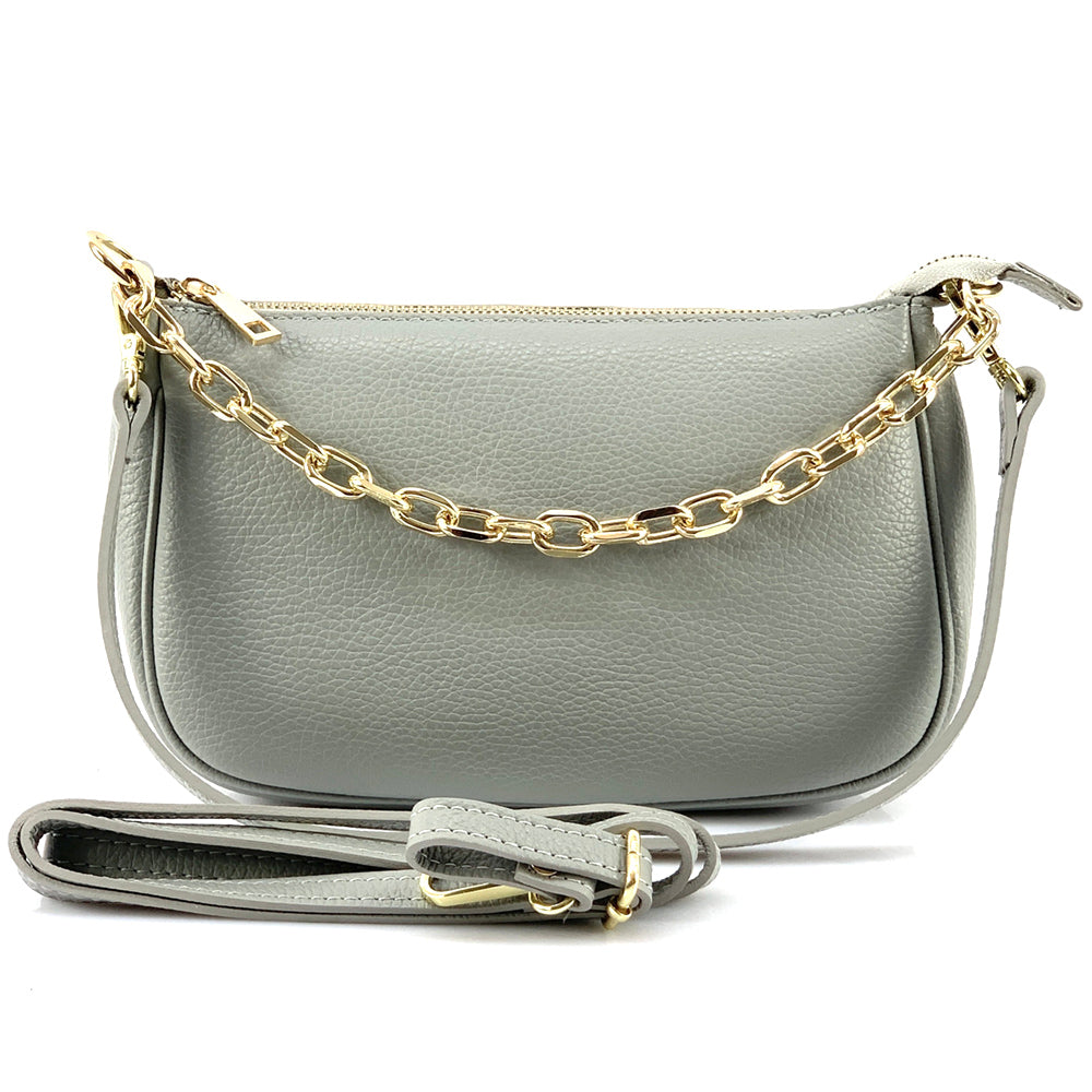 Gillian leather cross bag - Made In Italy