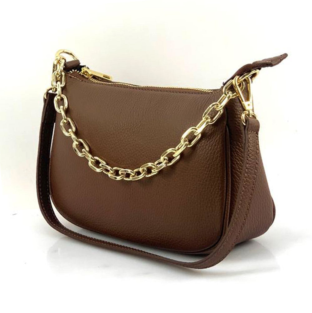 Gillian leather cross bag - Made In Italy