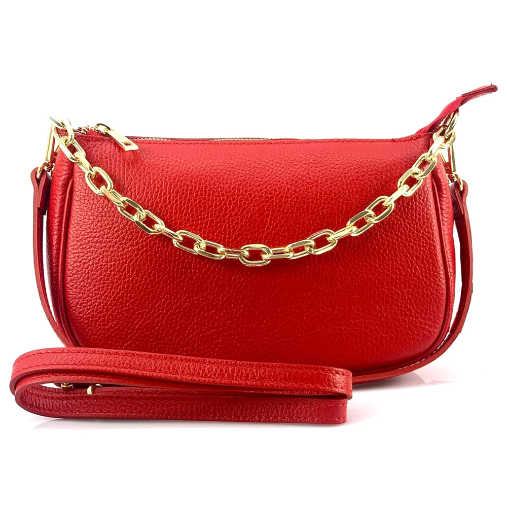 Gillian leather cross bag - Made In Italy