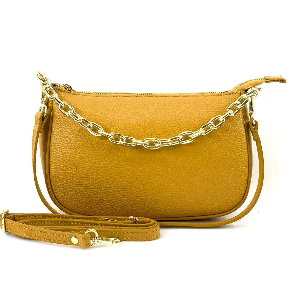 Gillian leather cross bag - Made In Italy