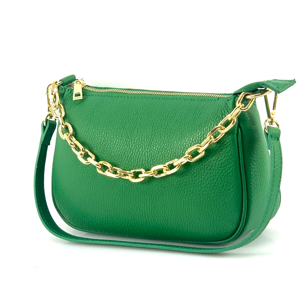 Gillian leather cross bag - Made In Italy